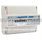 Счетчик ЭНЕРГОМЕРА ЦЭ-6803В/1 - 1тар./1- 7,5А/3фаз/4пр./М7 Р31 (рейка)  2025г