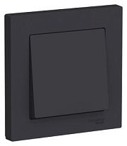 Выключатель 1кл. карбон СП, 10А (в сборе) ATLAS