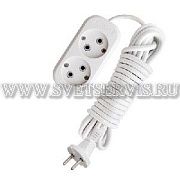 Удлинитель 2*2 ШВВП 6А б/з (У6-011) Универсал (№1)