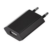 Сетевое зарядное устройство 1хUSB, 5V (1000mA) черное REXANT