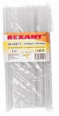 Клеевой стержень 11/270 мм, Пакет, Прозрачный, 1 кг/уп. (0,5 кг - 0,5 кг), REXANT