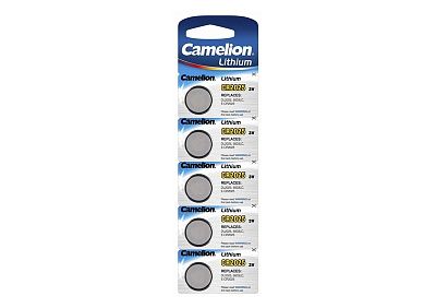 Батарейка литиевая Camelion CR2032  BL*5 (3В)