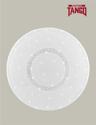 Светильник LED настенно-потолочный "МОХИТО" 60Вт НББД-RC-Р-1 (493*64мм, основание 450мм) с ИК ДУ TANGO РОССИЯ ЦВЕТНАЯ УПАКОВКА