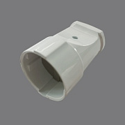 Штепсельное гнездо б/з белый 10А 250В TANGO