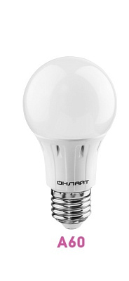 Лампа светодиодная 10W E27 A60 4000K 820Lm 220V (OLL-A60-10-230-4K-E27) ОНЛАЙТ