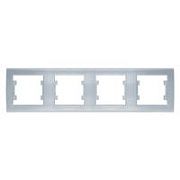 Рамка 4-х местная гор. серебро (7949759) Бриллиант