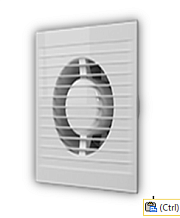 Вентилятор бытовой настенный A 4C c обратным клапаном D100 (AURAMAX) (1/20)