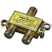 Делитель  ТВ "краб" х 2 под F разъём  5-900 МГц  PROCONNECT