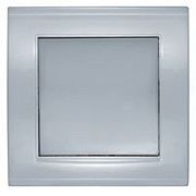 Выключатель 1кл. серебро СП, 10А, 220В (7949612) Бриллиант