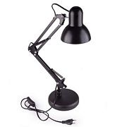 Светильник настольный (DL-3- 60W-E27) основание+струбцина, черный Включай