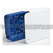 Коробка распределительная 100*100*45 для полых стен с крышкой 10161 Тусо