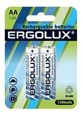 Аккумулятор ERGOLUX AA - 1500mAh Ni-Mh BL-2 (Размер R6)