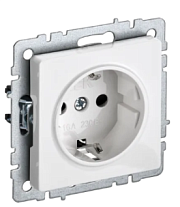 Розетка с/з бел. BRITE СП, 16А (РС11-1-0-БрБ) (механизм) ИЭК