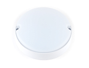 Светильник LED ЖКХ (VLZR3-MS-65-8-5000) 600Лм, IP65, 5000К с МИКРОВОЛНОВЫМ датчиком движения + датчик освещения, круг белый (140х57мм) VKL electric