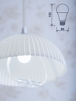 Лампа светодиодная 30W E27 A80 6500K 220V (LED PREMIUM А80-30W-E27-WW) Включай